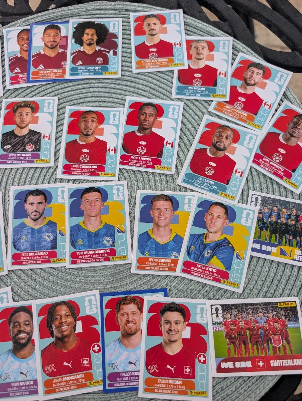Panini World Cup 2026 Soccer Stickers Group B, Can, BIH, QAT, SUI, Lot  Stickers - Picture 3 of 4